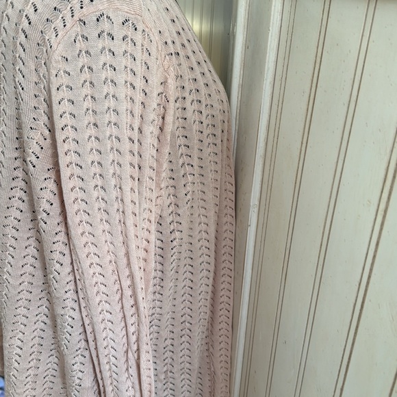 Soft Surroundings Inglis Silk‎ Blend Perforated Open Pontelle Cardagin - Picture 5 of 9